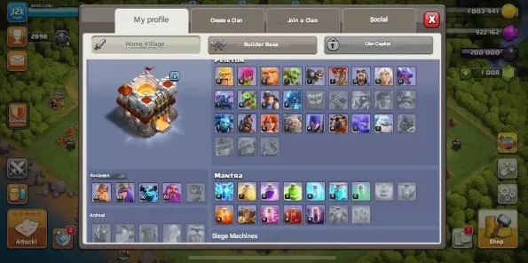 COC210 Maxed TH11 Base - All Defenses Max - BK 50 - AQ 50 - Warden 20 - BH8 